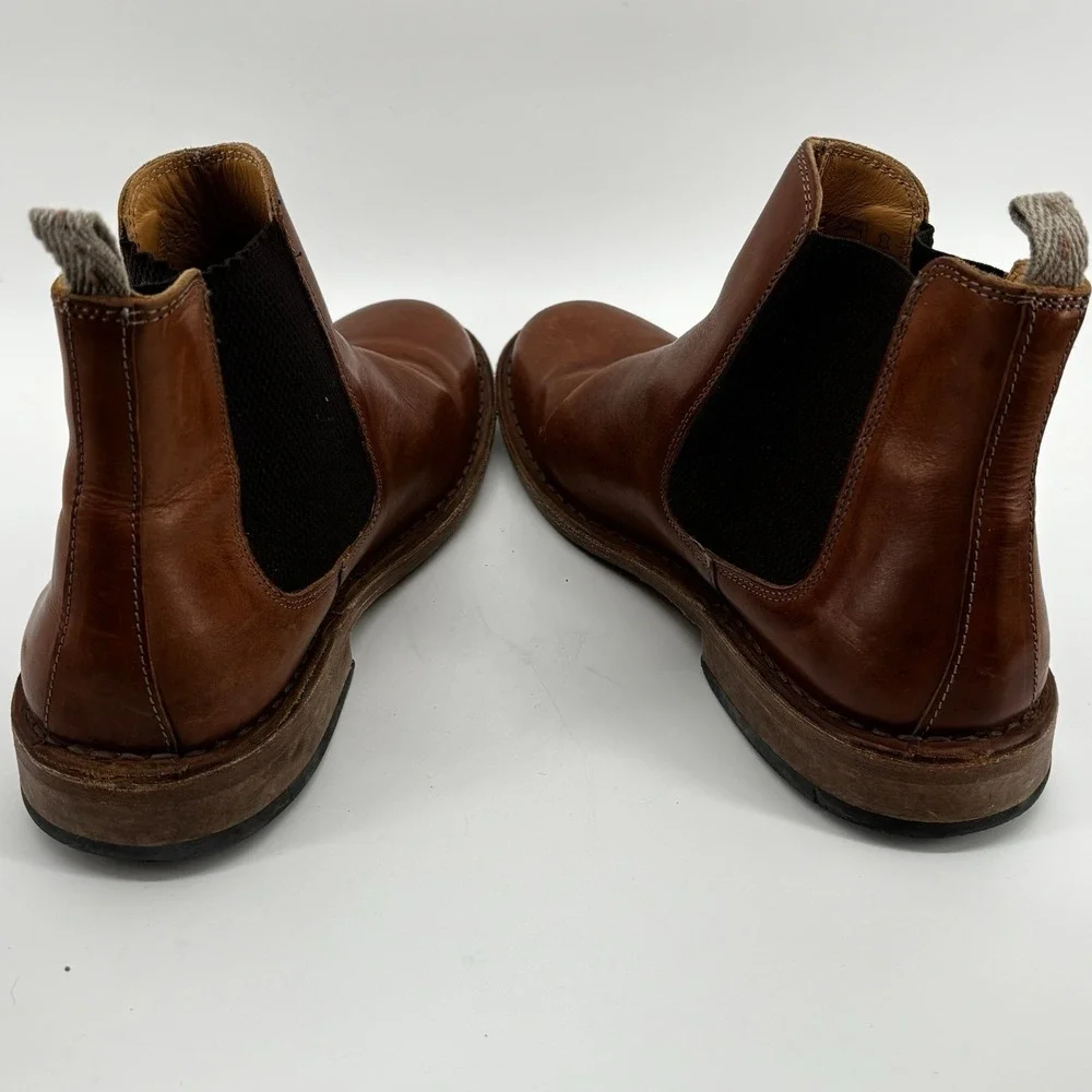 Astorflex Bitflex Chelsea Boots Mens EU43US10 Leather Brown Chestnut Made Italy